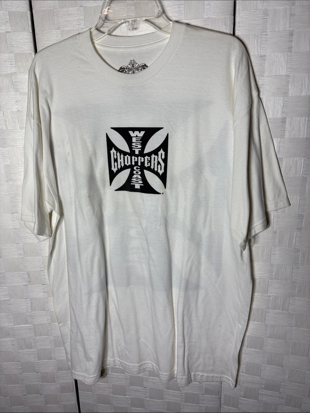 West Coast Choppers Men's White Graphic Short Sleeve Tee
